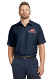 #056a ALL AMERICAN CONST. INDUSTRIAL WOVEN SHIRT NAVY #SP24