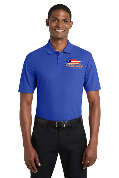 #056a ALL AMERICAN CONST. POLO  ROYAL  K810