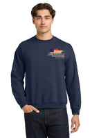 #056a ALL AMERICAN CONST. CREW NECK NAVY  18000