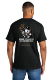 #121 BROTHERS CIGARS, COTTON T SHIRT, BLACK, UNISEX, 8000, DESIGN #1