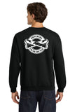 #121 BEDFORD CIGARS, CREWNECK SWEATSHIRT, BLACK, UNISEX, 18000, DESIGN #4