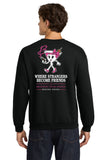 #121 BROTHERS CIGARS, CREWNECK SWEATSHIRT, BLACK, UNISEX, 18000, DESIGN #2