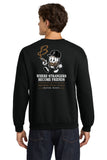 #121 BROTHERS CIGARS, CREWNECK SWEATSHIRT, BLACK, UNISEX, 18000, DESIGN #1