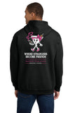 #121 BROTHERS CIGARS, HOODIE SWEATSHIRT, BLACK, UNISEX, 18500, DESIGN #2