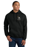 #121 BROTHERS CIGARS, HOODIE SWEATSHIRT, BLACK, UNISEX, 185000, DESIGN # 1