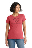 #121 BROTHERS CIGAR, TRI BLEND T SHIRT, RED, LADIES, DM130L, DESIGN #6
