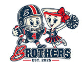 #121 BROTHERS CIGAR, BNL COTTON T SHIRT, NAVY, ADULT, 8000, DESIGN #10