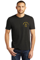 #075 BEDFORD LODGE #14 TRI BLEND T SHIRT BLACK  BEDFORD LODGE  DM130