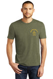 #075 BEDFORD LODGE #14 TRI BLEND T SHIRT MILITARY GREEN  BEDFORD LODGE  DM130
