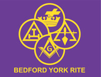 #075 BEDFORD LODGE #14 POLO PURPLE/WHITE   YORK RITE  ST655