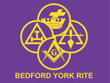 #075 BEDFORD LODGE #14 POLO PURPLE/WHITE   YORK RITE  ST655