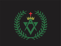 #075 BEDFORD LODGE #14 POLO BLACK/GREY   ALLIED MASONIC DEGREE  ST655