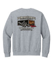 #121 BROTHERS CIGAR, MOBILE, CREW, SPORTS GREY, ADULT, DESIGN #11 & 14