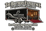#121 BROTHERS CIGAR, MOBILE, HOODIE, SPORTS, GREY, ADULT, DESIGN # 11 & 14