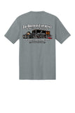 #121 BROTHERS CIGAR, TRI BLEND T, HEATHERED GREY, ADULT, DESIGN # 11 & 12