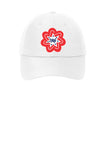 #125 BMS VOLLEYBALL, CAP, WHITE, ADJUSTABLE, C821, DESIGN # 6