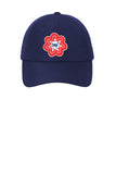 #125 BMS VOLLEYBALL, HAT, NAVY, ADJUSTABLE, C821, DESIGN #7