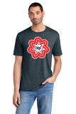 #138 BNL STAFF, TRI BLEND T SHIRT, NAVY FROST, ADULT, DM130, DESIGN #4