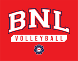 #127 BNL VBALL, LONG SLEEVE DRI FIT T SHIRT, RED, YOUTH & ADULT, ST350LS, DESIGN #2