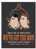 #121 BROTHERS CIGARS, TRI BLEND LADIES T SHIRT, BLACK FROST, ADULT, DESIGN # 8
