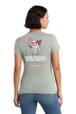 #121  BROTHERS CIGARS, TRI BLEND T, HEATHER GREY, LADIES, DESIGN #2