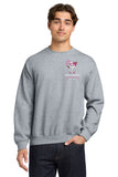 #121 BROTHERS CIGARS, CREWNECK SWEATSHIRT, SPORTS GREY, UNISEX, 18000, DESIGN #2