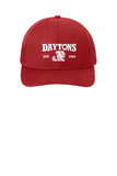 #056a DAYTON'S HEATING & COOLING TRUCKER HAT TRUE RED STYLE# C112