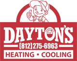 #056a DAYTON'S HEATING AND COOLING POLO  HEATHER GREY/RED STYLE#  ST665