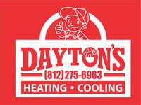#056a DAYTON'S HEATING & COOLING PORT & AUTHORITY POLO RICH RED STYLE# K810