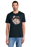 #132 FLYING PIGS, TRI BLEND T SHIRT, NAVY, YOUTH & ADULT, DM130, DESIGN #3