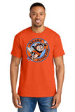 #132 FLYING PIGS, COTTON T SHIRT, ORANGE, YOUTH & ADULT, 8000, DESIGN #4