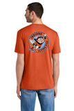 #132 FLYING PIGS, TRI BLEND T SHIRT, ORANGE, ADULT, DM130, DESIGNS #2 & 4
