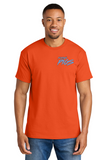 #132 FLYING PIGS, COTTON T SHIRTS, ORANGE, ADULT 8000, DESIGN #2 & 4