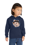 #132 FLYING PIGS, TODDLER HOODIE, NAVY, 2T-5T, CAR78TH, DESIGN #3