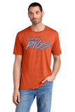 #132 FLYING PIGS, TRI BLEND T SHIRT, ORANGE, ADULT ONLY, DM130, DESIGN #2