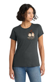#121 BROTHERS CIGARS, TRI BLEND LADIES T SHIRT, BLACK FROST, ADULT, DESIGN # 8