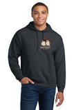 #121 BROTHERS CIGARS, HOODIE, DARK HEATHER, ADULT, DESIGN #8