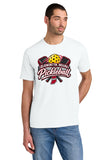 #137, GLENDA'S Ts, TRI BLEND T SHIRT, WHITE, ADULT, DESIGN #1