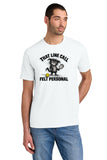 #137 GLENDA'S Ts, TRI BLEND T SHIRT, WHITE, ADULT, DESIGN #2