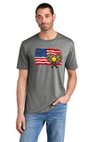 #137 GLENDA'S Ts, TRI BLEND T SHIRT, GREY FROST, ADULT, DESIGN #3
