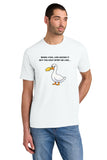 #137 GLENDA'S Ts, TRI BLEND T SHIRTS, WHITE, ADULT, DESIGN #4