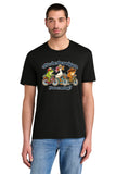 #137 GLENDA'S Ts, TRI BLEND T SHIRT, BLACK, ADULT, DESIGN #5