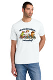 #137 GLENDA'S Ts. TRI BLEND T SHIRT, WHITE, ADULT, DESIGN #5