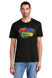 #137 GLENDA'S Ts, TRI BLEND T SHIRT, BLACK, ADULT, DESIGN #6