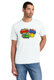 #137 GLENDA'S Ts, TRI BLEND T SHIRT, WHITE, ADULT, DESIGN #6