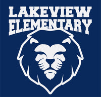 #105 LAKEVIEW ELEMENTARY, DI FIT T, TRUE NAVY, YOUTH & ADULT, ST350 DESIGN #1