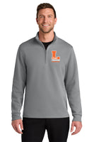 #105 LAKEVIEW ELEMENTARY 1/4 ZIP, GUSTY GREY, UNISEX SIZING, ADULT, K210, DESIGN #5