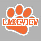 #105 LAKEVIEW ELEMENTARY COTTON T SHIRT, SPORTS GREY, YOUTH & ADULT, 8000 DESIGN #2