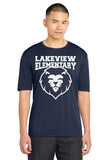 #105 LAKEVIEW ELEMENTARY, DI FIT T, TRUE NAVY, YOUTH & ADULT, ST350 DESIGN #1