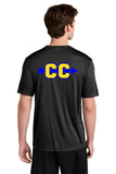 #095 MITCHELL HS CROSS COUNTRY, DRI FIT T SHIRT, BLACK, YOUTH & ADULT, ST350
